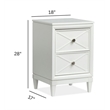 Magnussen Home Springhouse Whisper White Drawer Nightstand