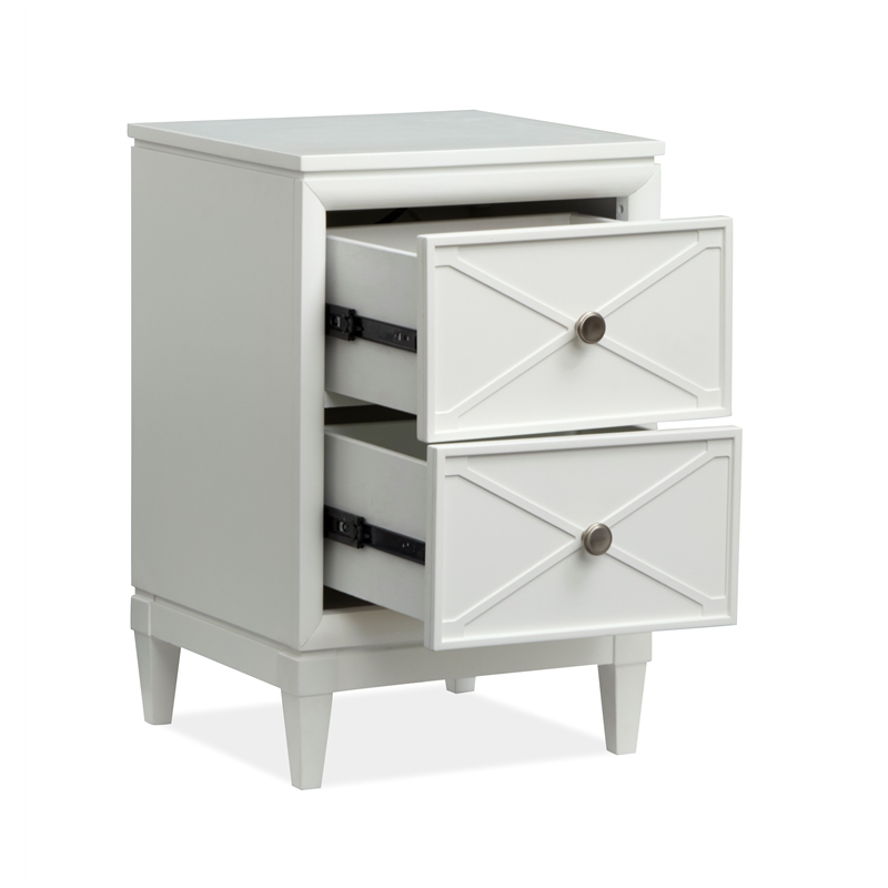 Magnussen Home Springhouse Whisper White Drawer Nightstand