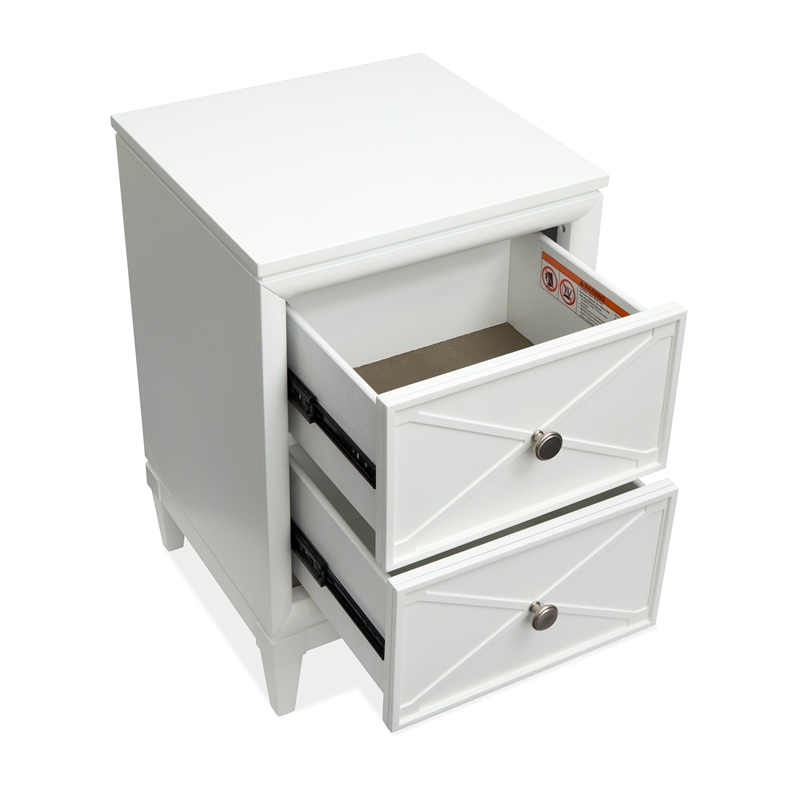Magnussen Home Springhouse Whisper White Drawer Nightstand