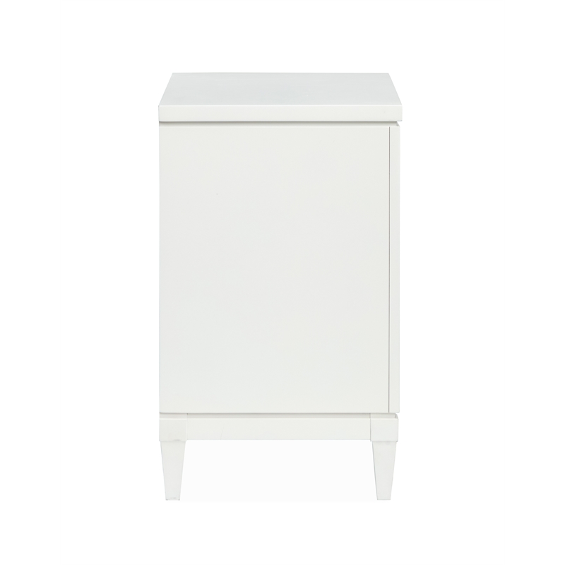 Magnussen Home Springhouse Whisper White Door Nightstand