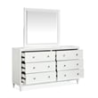 Magnussen Home Springhouse Double Drawer Dresser With Landscape Mirror