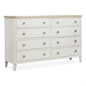 Salt Life Home Echo Isles Sea Pearl And Driftwood 8-Drawer Dresser