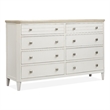 Salt Life Home Echo Isles Sea Pearl And Driftwood 8-Drawer Dresser