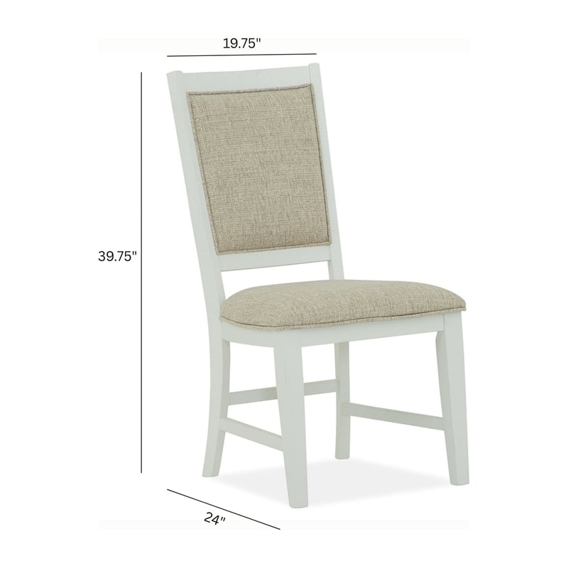 Magnussen Home Heron Cove Upholstered Side Chair Two Pack