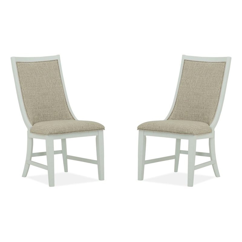 Magnussen Home Heron Cove Upholstered Host Chair Two Pack