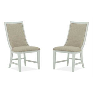 Magnussen Home Heron Cove Upholstered Host Chair Two Pack
