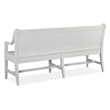 Magnussen Home Heron Cove Chalk White And Dovetail Grey Bench