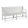 Magnussen Home Heron Cove Chalk White And Dovetail Grey Bench