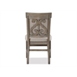 Magnussen Home Tinley Park Dove Tail Grey Upholstered Side Chair Two Pack
