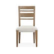 Magnussen Home Plum Creek Sierra Brown Upholstered Side Chair Two Pack