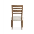 Magnussen Home Plum Creek Sierra Brown Upholstered Side Chair Two Pack
