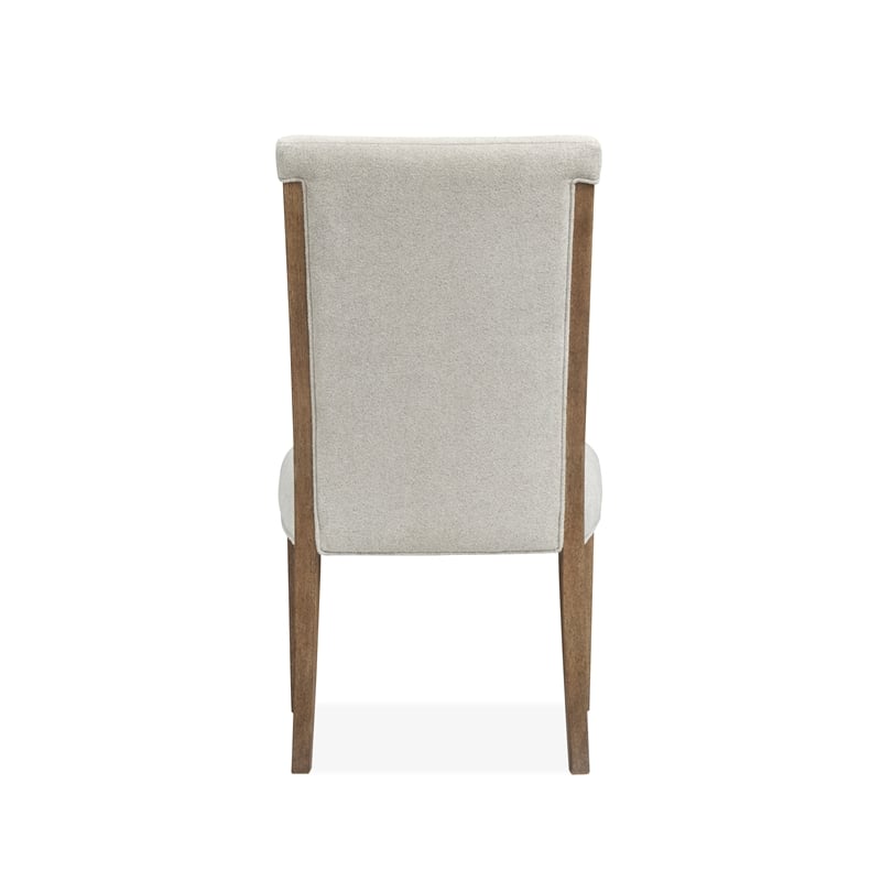 Magnussen Home Plum Creek Sierra Brown Upholstered Side Chair Two Pack