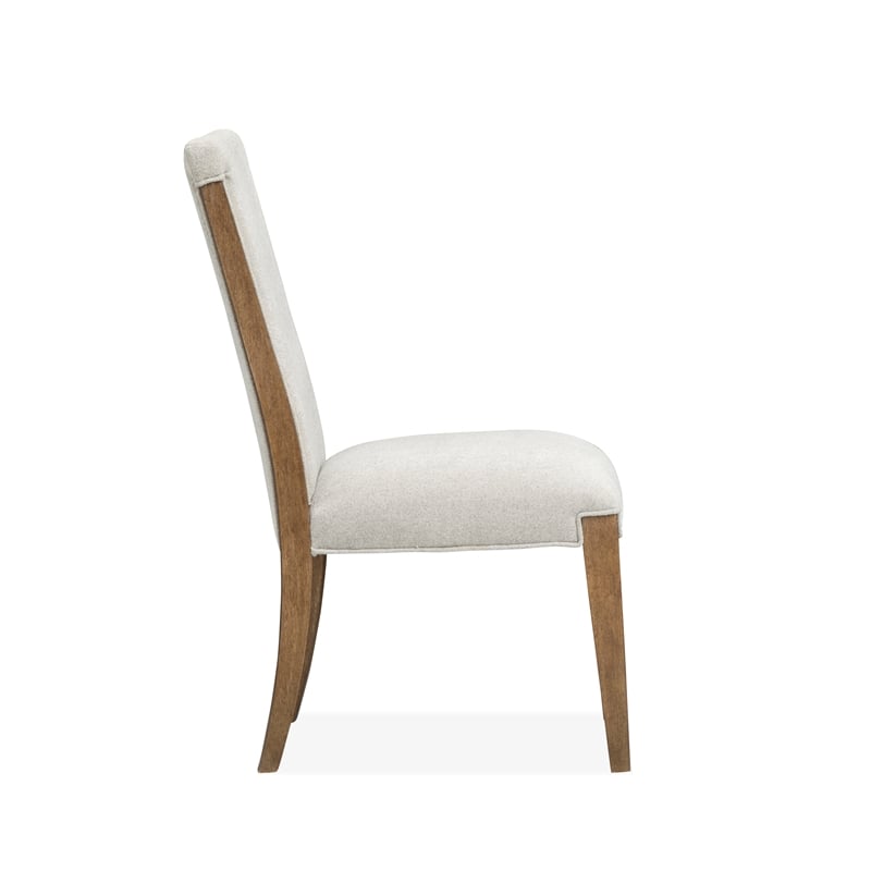 Magnussen Home Plum Creek Sierra Brown Upholstered Side Chair Two Pack