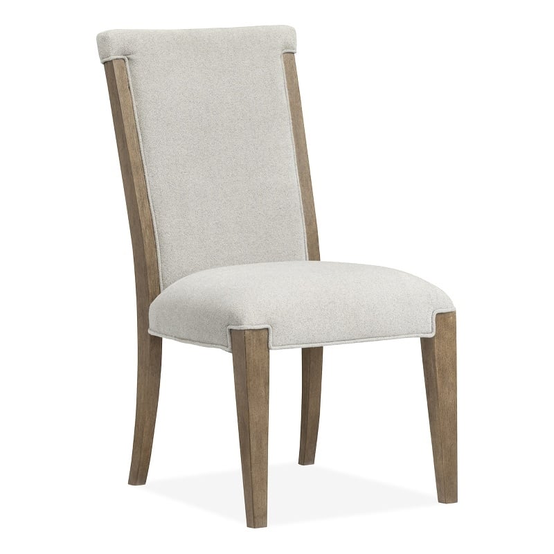 Magnussen Home Plum Creek Sierra Brown Upholstered Side Chair Two Pack