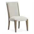 Magnussen Home Plum Creek Sierra Brown Upholstered Side Chair Two Pack