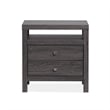 Magnussen Home Merrifield Raisin Black Drawer Nightstand