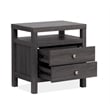 Magnussen Home Merrifield Raisin Black Drawer Nightstand