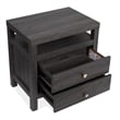 Magnussen Home Merrifield Raisin Black Drawer Nightstand
