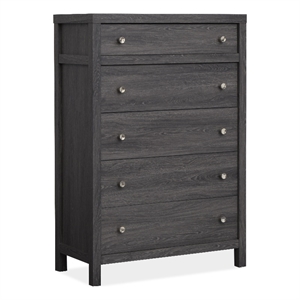 Magnussen Home Merrifield Raisin Black 5-Drawers Bedroom Chest