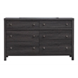 Magnussen Home Merrifield Raisin Black 6-Drawers Bedroom Dresser