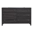 Magnussen Home Merrifield Raisin Black Dresser With Portrait Mirror