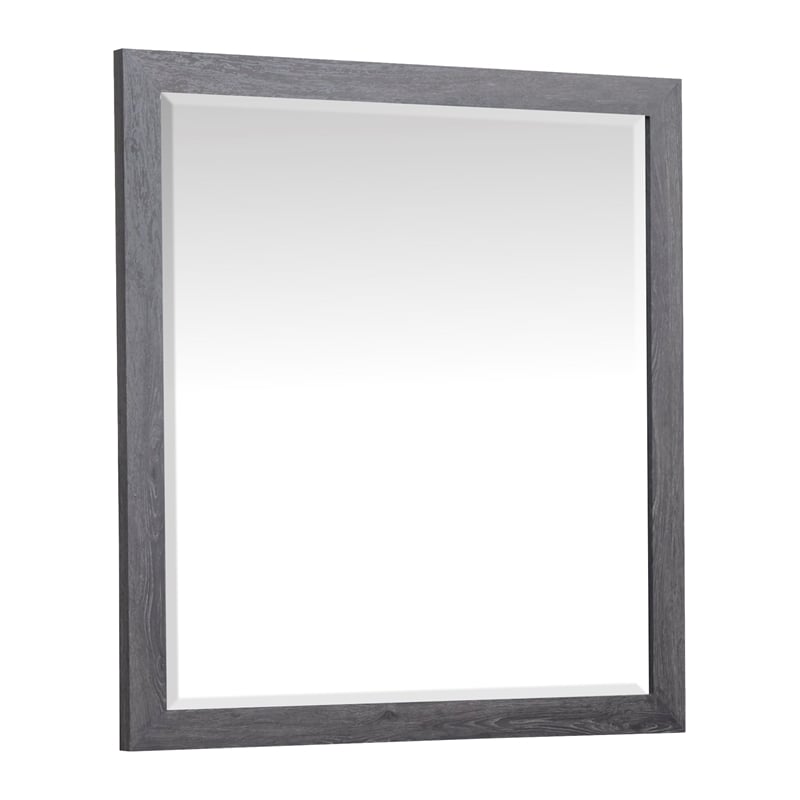 Magnussen Home Merrifield Raisin Black Dresser With Portrait Mirror