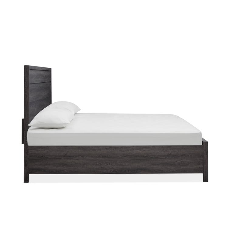 Magnussen Home Merrifield Raisin Black King Panel Storage Bed