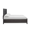 Magnussen Home Merrifield Raisin Black King Panel Storage Bed