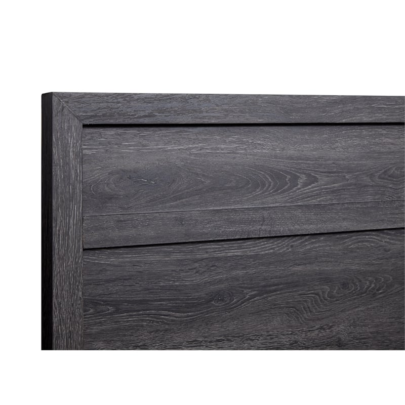 Magnussen Home Merrifield Raisin Black King Panel Storage Bed
