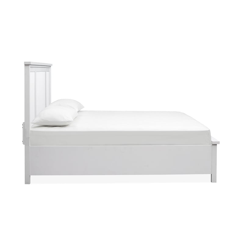Salt Life Home Windmill Harbour White Whisp And Sand King Panel Bed