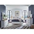 Salt Life Home Windmill Harbour White Whisp And Sand King Panel Bed