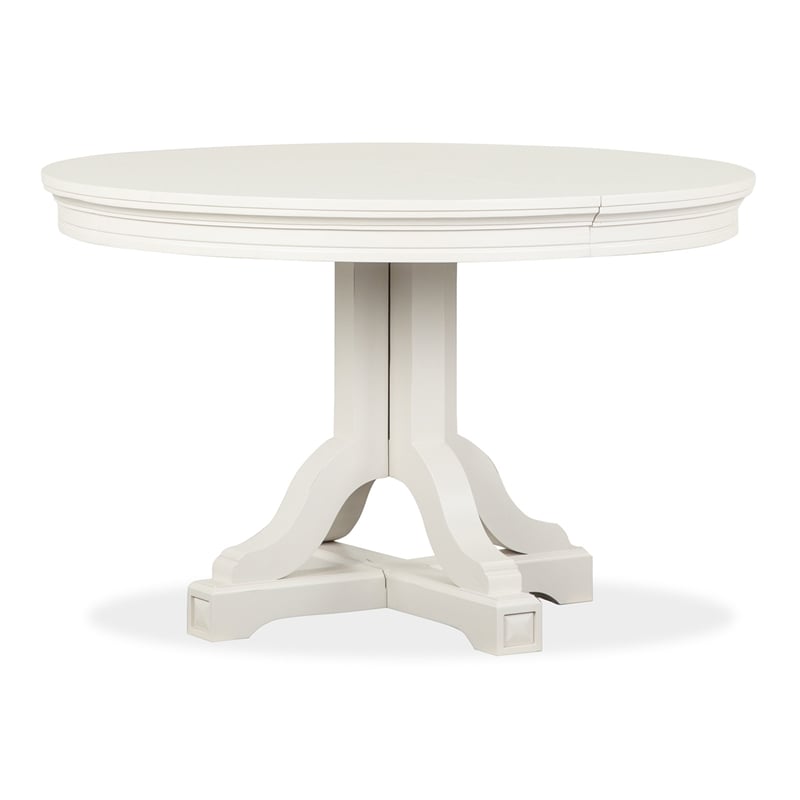 Magnussen Home Willowbrook Egg Shell White Extendable 48