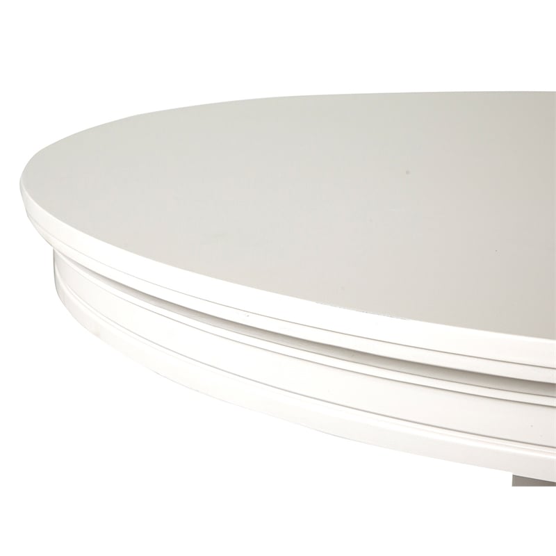 Magnussen Home Willowbrook Egg Shell White Extendable 48