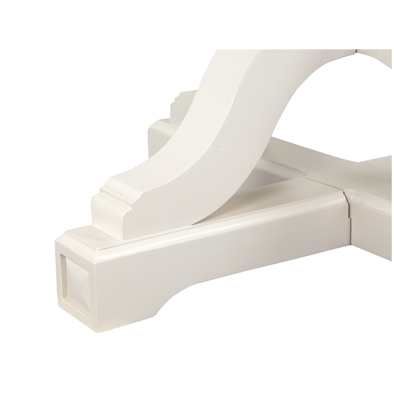 Magnussen Home Willowbrook Egg Shell White Extendable 48