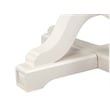 Magnussen Home Willowbrook Egg Shell White Extendable 48