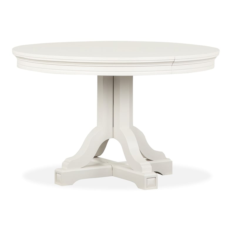 Magnussen Home Willowbrook Egg Shell White Extendable 48