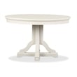 Magnussen Home Willowbrook Egg Shell White Extendable 48