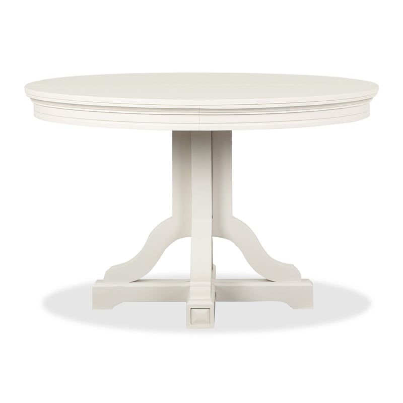 Magnussen Home Willowbrook Egg Shell White Extendable 48