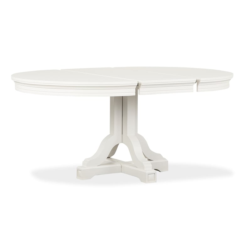 Magnussen Home Willowbrook Egg Shell White Extendable 48