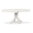 Magnussen Home Willowbrook Egg Shell White Extendable 48