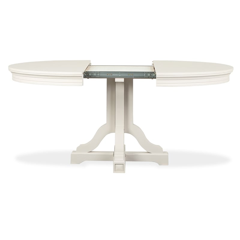 Magnussen Home Willowbrook Egg Shell White Extendable 48