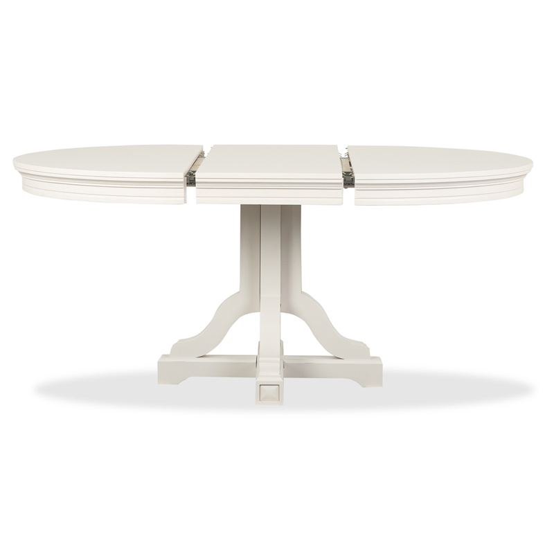 Magnussen Home Willowbrook Egg Shell White Extendable 48
