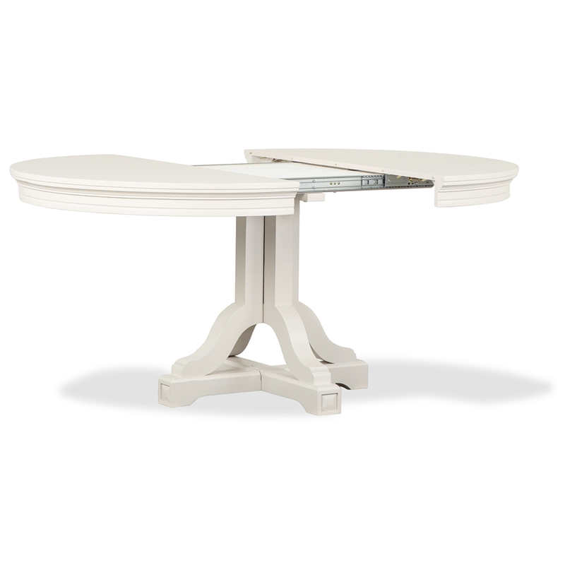 Magnussen Home Willowbrook Egg Shell White Extendable 48