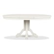 Magnussen Home Willowbrook Egg Shell White Extendable 48