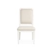 Magnussen Home Willowbrook Egg Shell White Upholstered Side Chair Two Pack