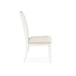Magnussen Home Willowbrook Egg Shell White Upholstered Side Chair Two Pack