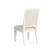 Magnussen Home Willowbrook Egg Shell White Upholstered Side Chair Two Pack