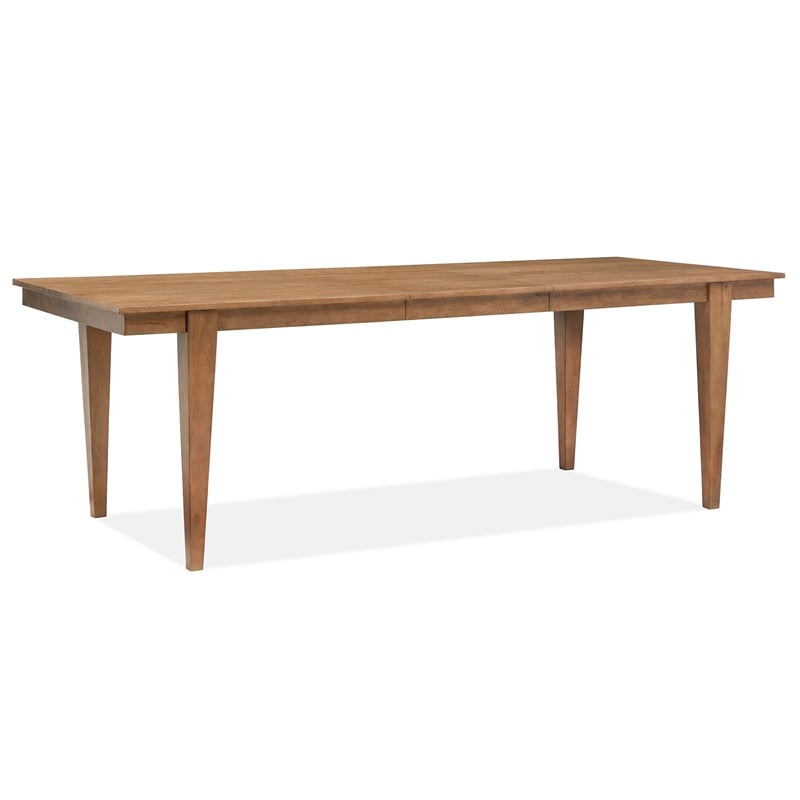 Magnussen Home Lindon Belgian Wheat Extendable Rectangular Dining Table