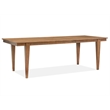Magnussen Home Lindon Belgian Wheat Extendable Rectangular Dining Table