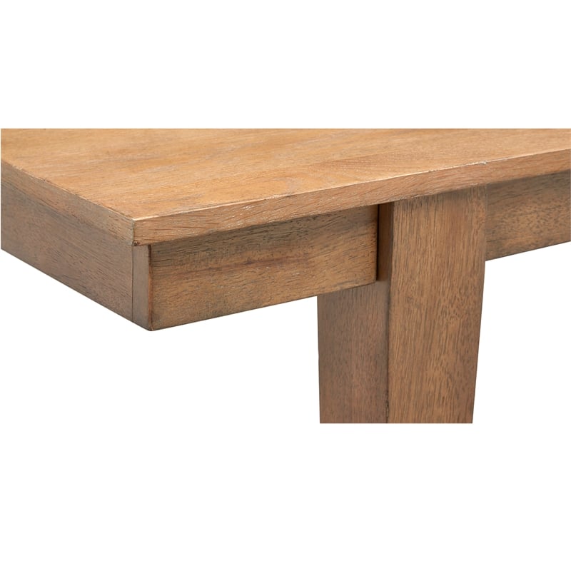 Magnussen Home Lindon Belgian Wheat Extendable Rectangular Dining Table